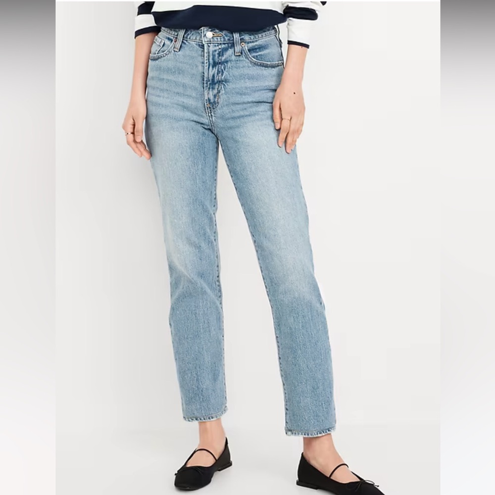 Old Navy OG High Waist Straight Leg Jeans